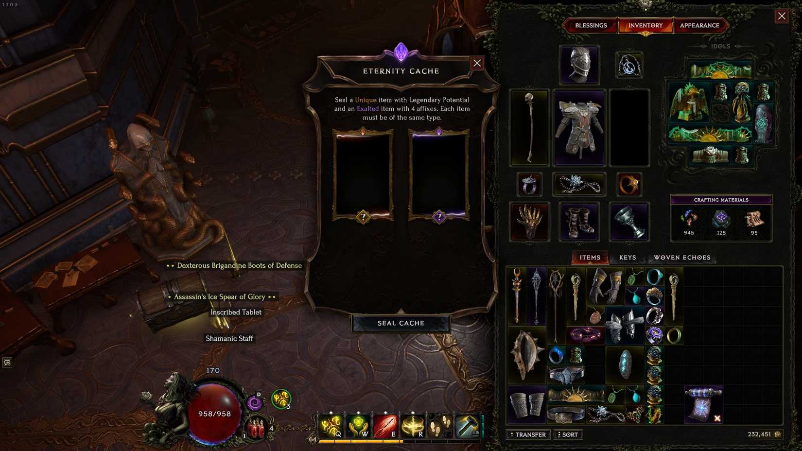 Last Epoch Legendary Crafting