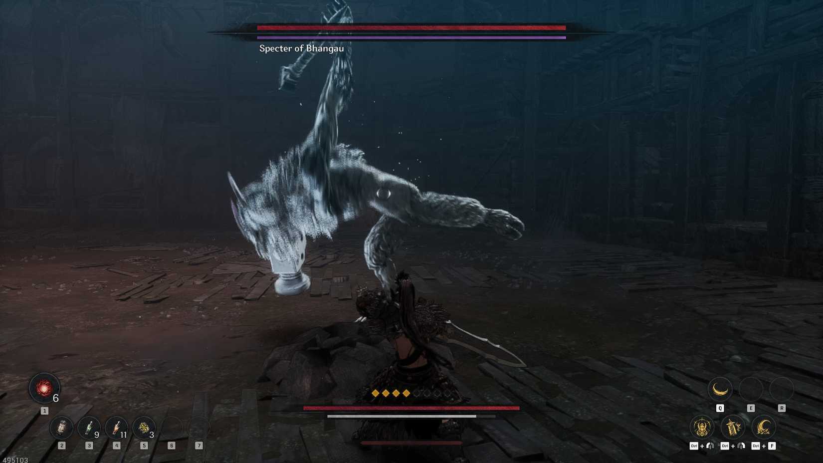 The First Berserker Khazan Ghost Volbaino boss