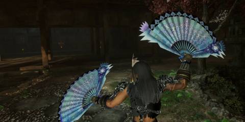 An image from the various weapons mod for Nioh 2