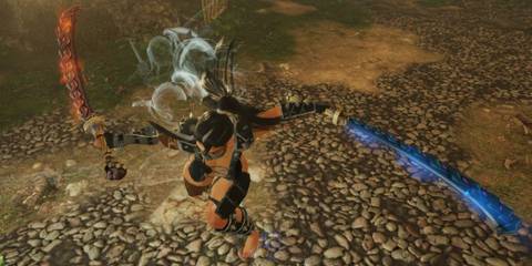 An image from the various weapons mod for Nioh 2