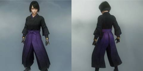An image from the female armor tweaks mod for Nioh 2
