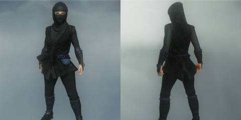 An image from the female armor tweaks mod for Nioh 2