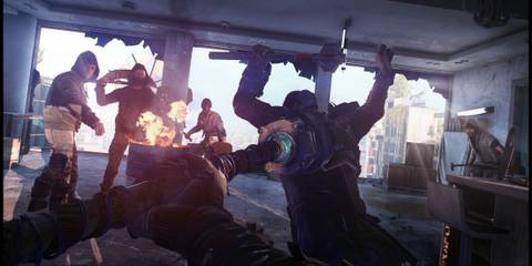 Melee Attacking with a Club in Dying Light 2 Stay Human