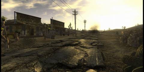 A Road in the Mojave From Fallout: New Vegas