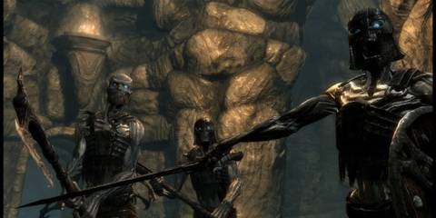 Wights in Skyrim Attacking The Player