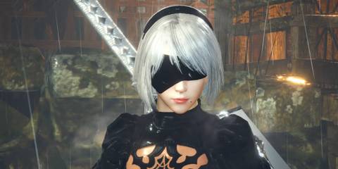 An image from the Automata 2B YoRHa Outfit mod for Nioh 2