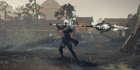 An image from the Automata 2B YoRHa Outfit mod for Nioh 2