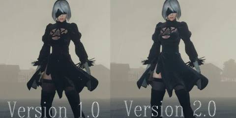 An image from the Automata 2B YoRHa Outfit mod for Nioh 2