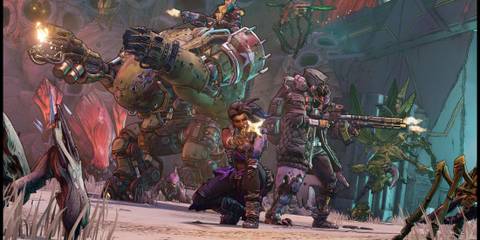 A Full Squad in Borderlands 3