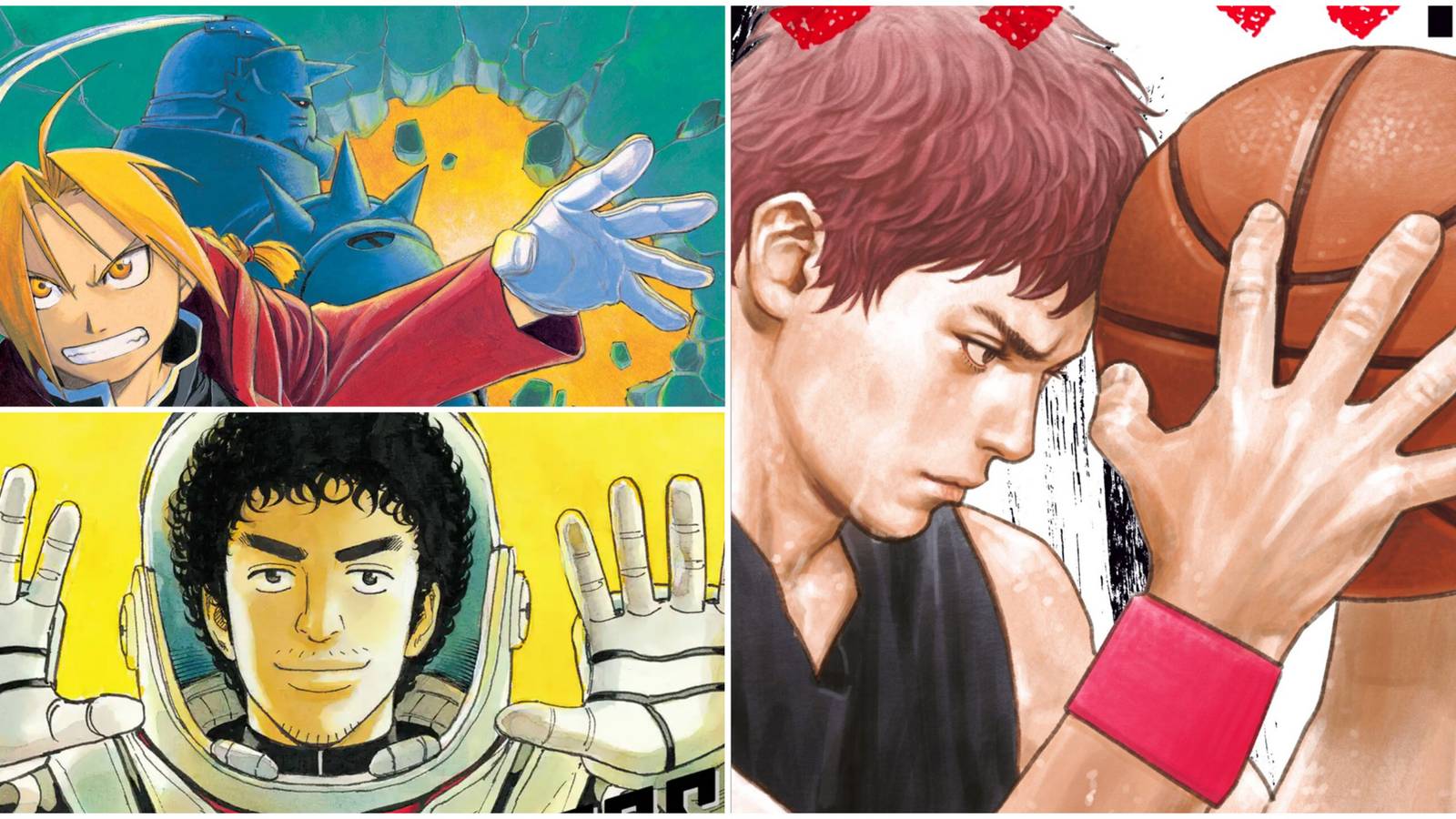 Best Redemption Manga- Fullmetal Alchemist Space Brothers Real