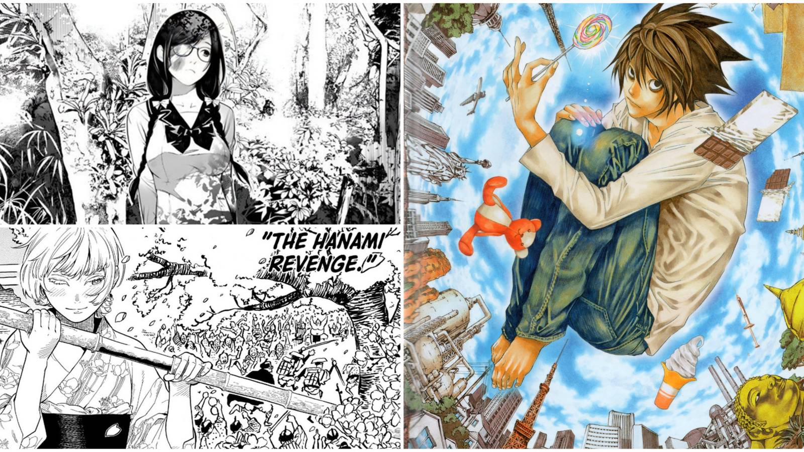 Shonen Manga with Great Art- Bakemonogatari Akane-Banashi Death Note