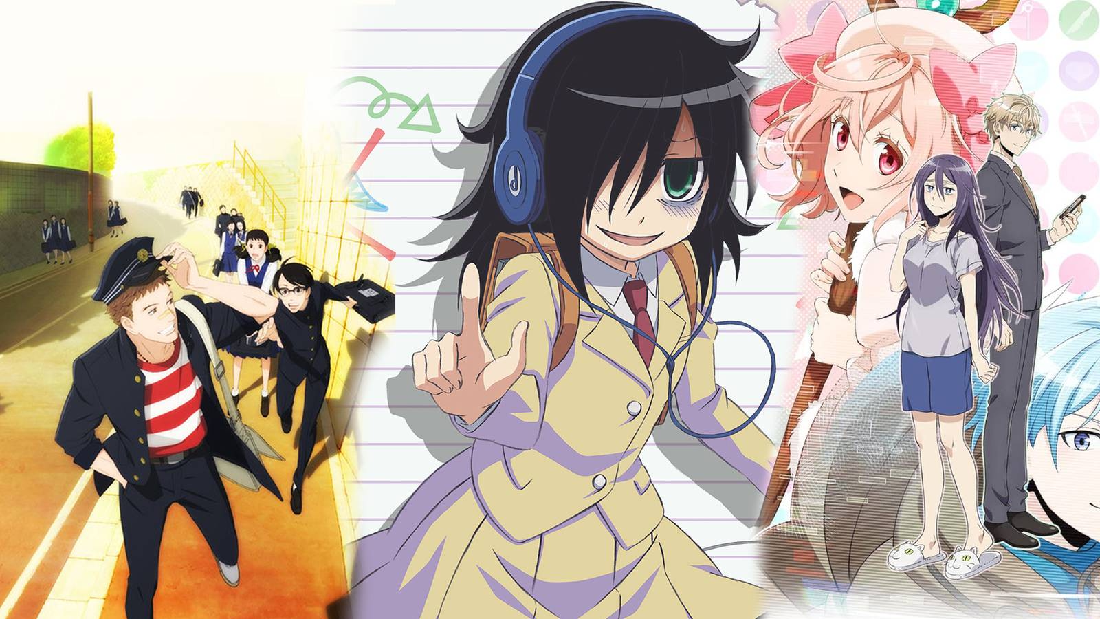 Kids On The Slope, WataMote, Recovery of an MMO Junkie