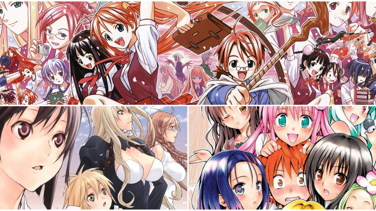 Battle Harem Manga- Negima Sekirei To Love Ru