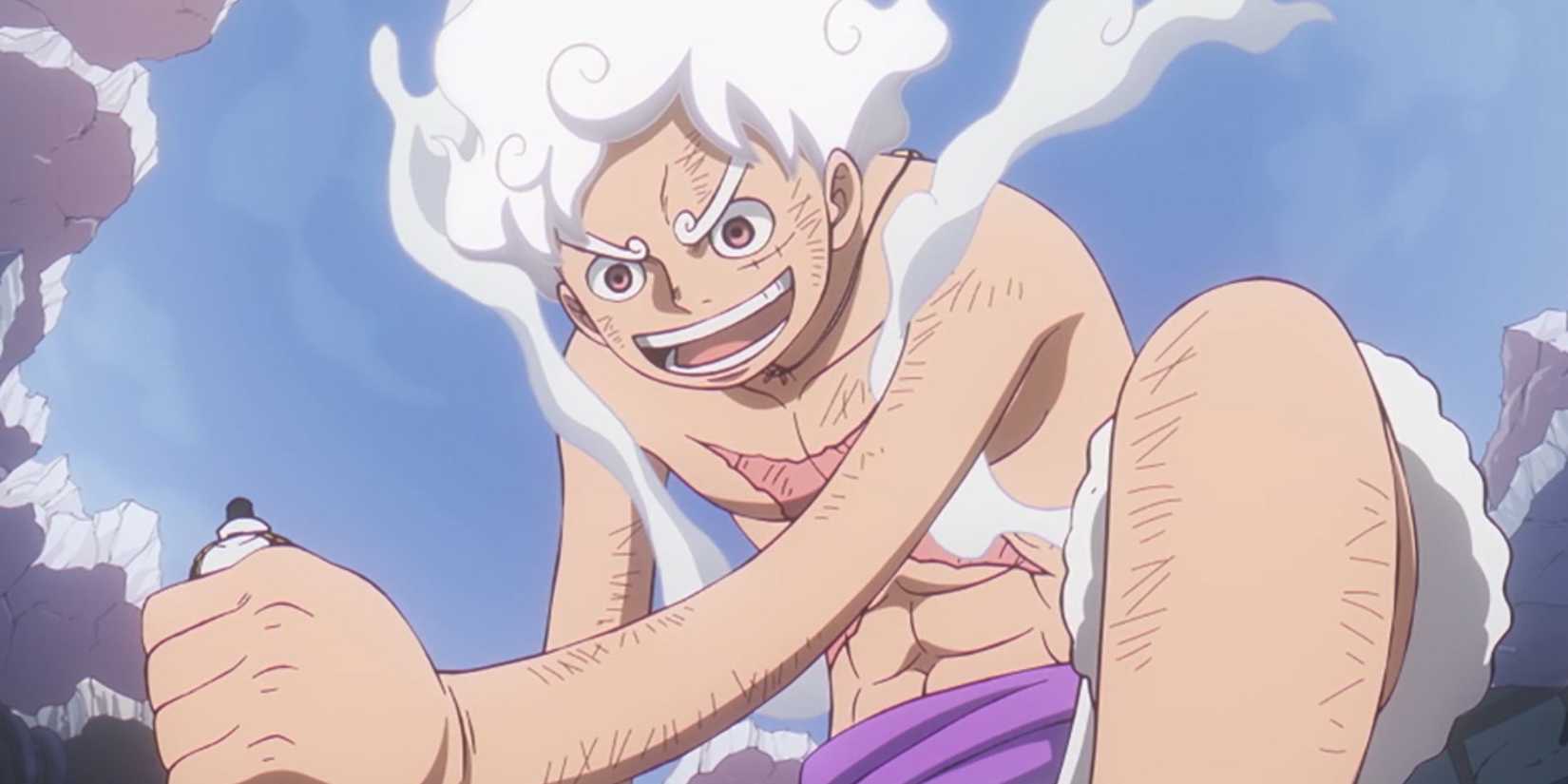 A giant Luffy captures Borsalino - One Piece