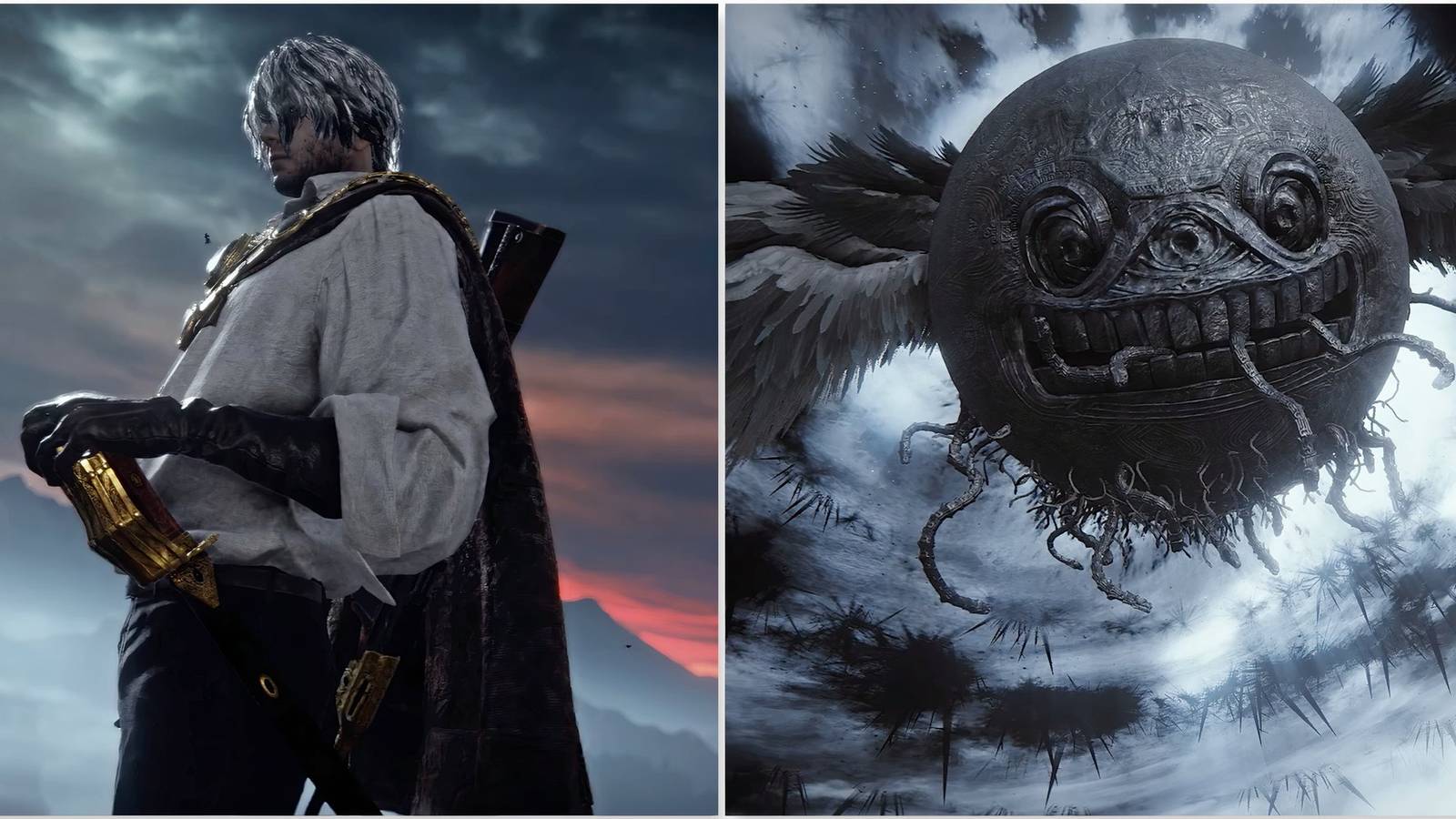 A hunter and a spooky moon in The Duskbloods