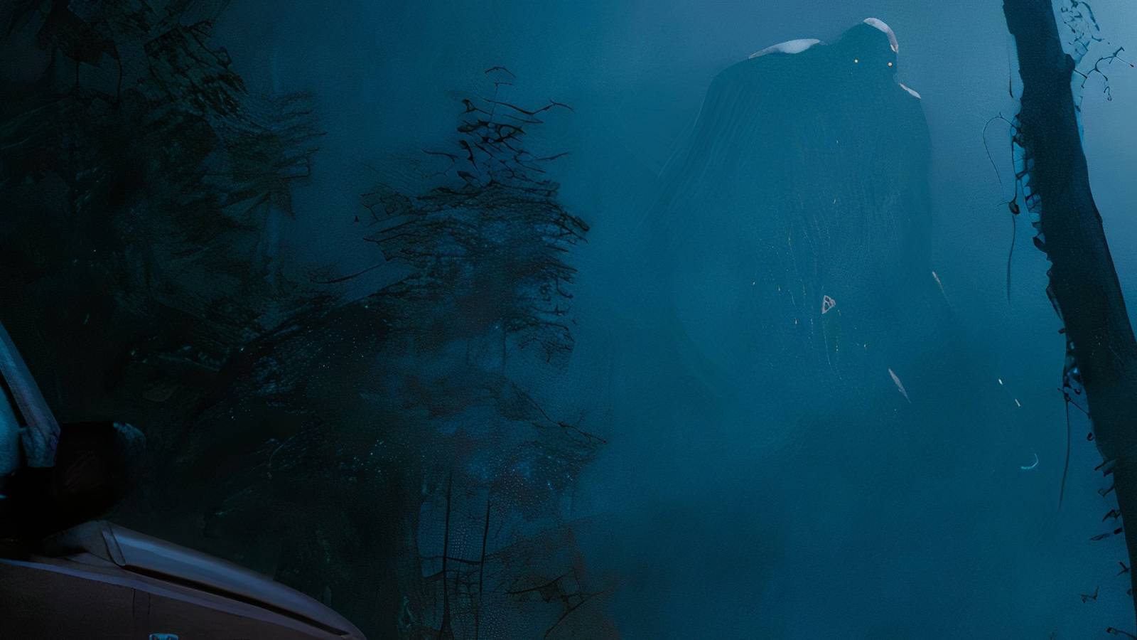 A kaiju in Until Dawn (Movie)