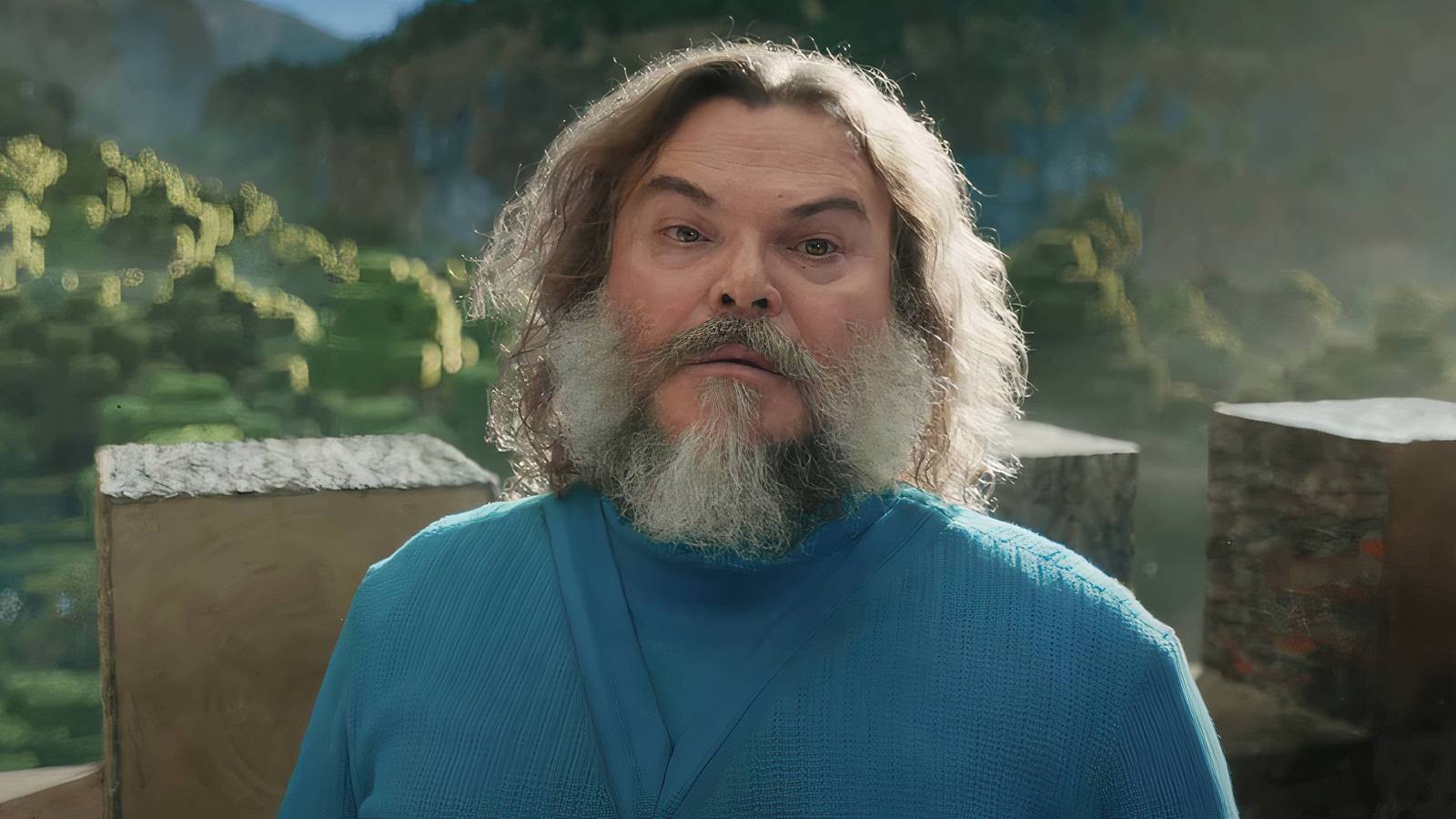 Jack Black in A Minecraft Movie 