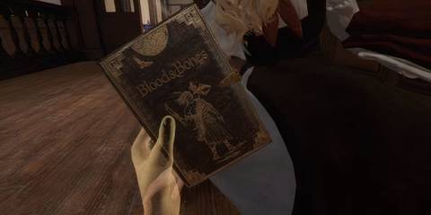A player looking at a book in Deracine (1)