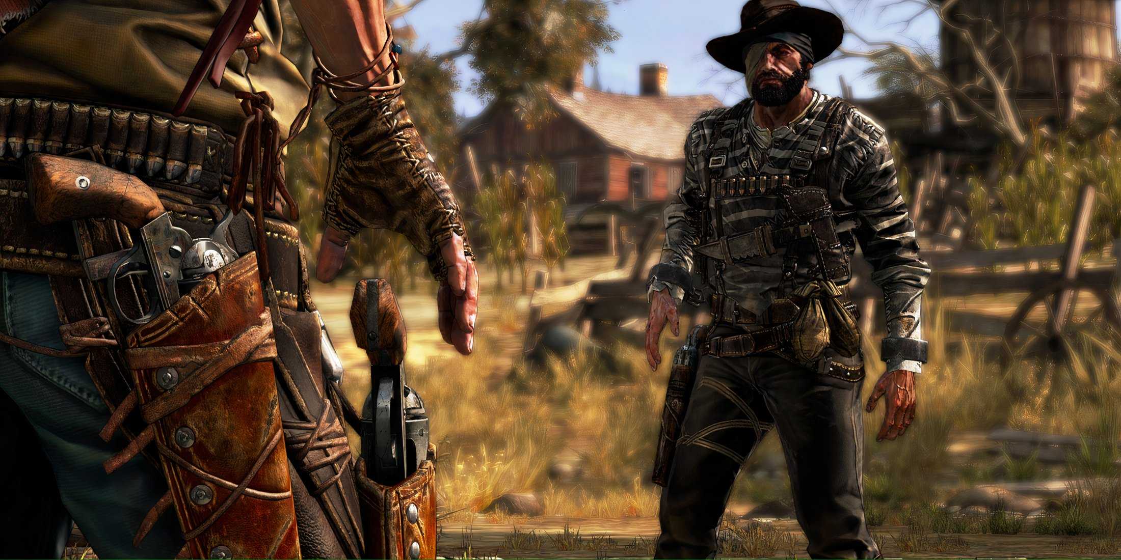 A showdown in Call Of Juarez Gunslinger
