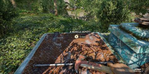 Vehicle Bunker entrance location in Atomfall