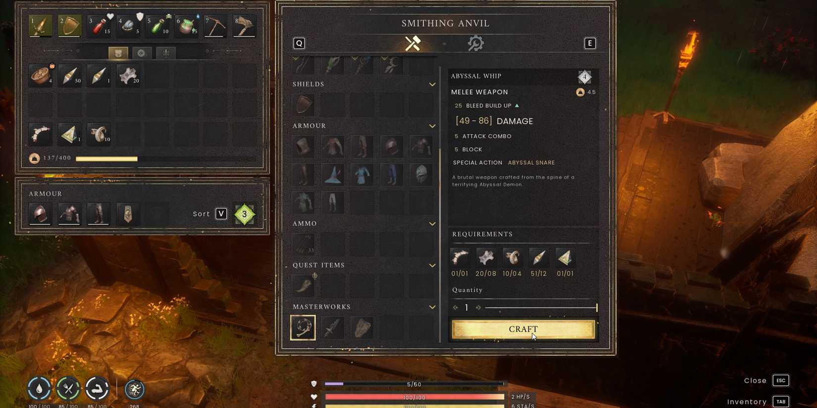 Abyssal Whip In RuneScape Dragonwilds