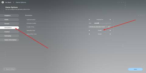 Aging Player Zois Toggle in inZOI