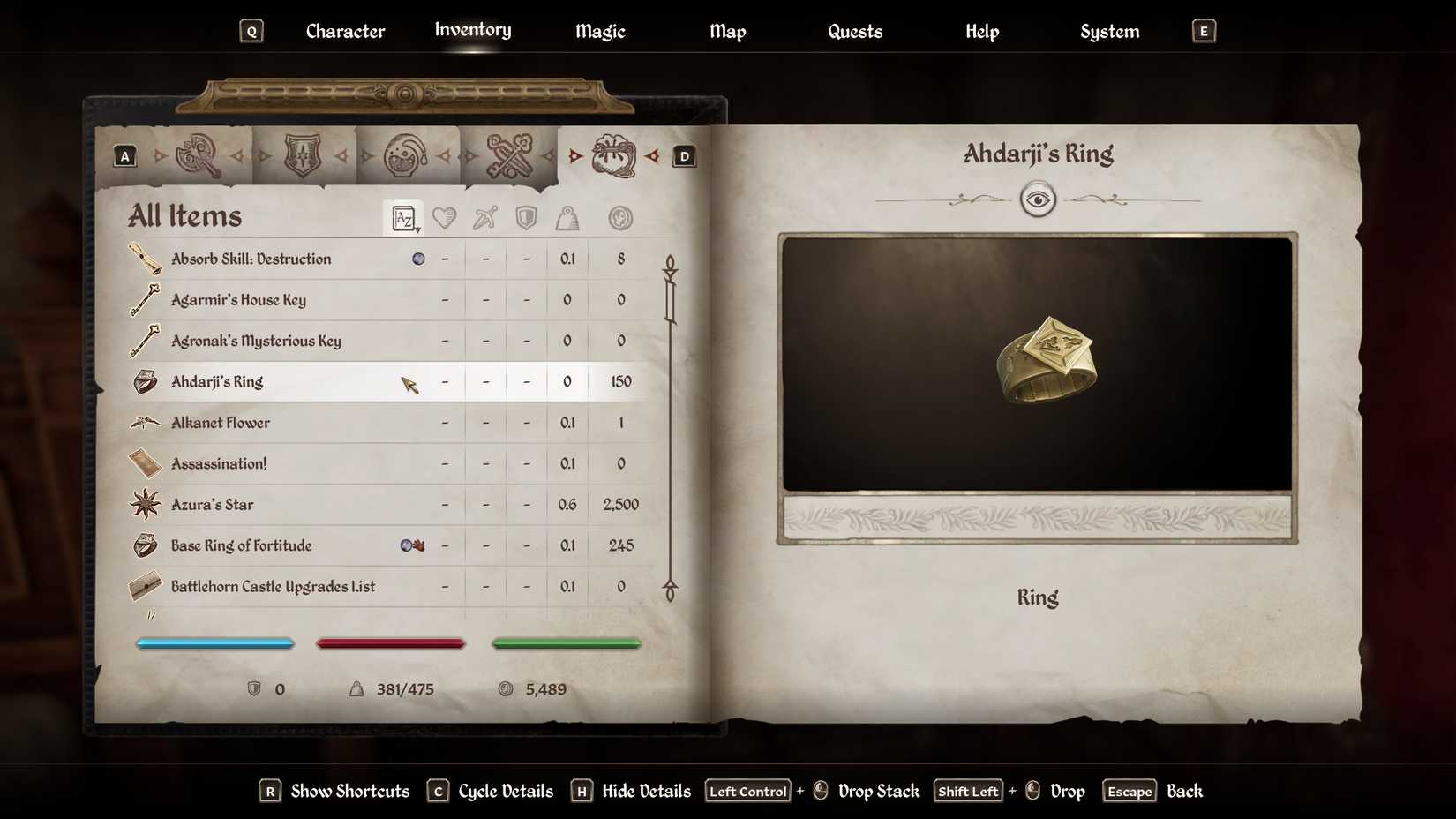 ahdarji's ring