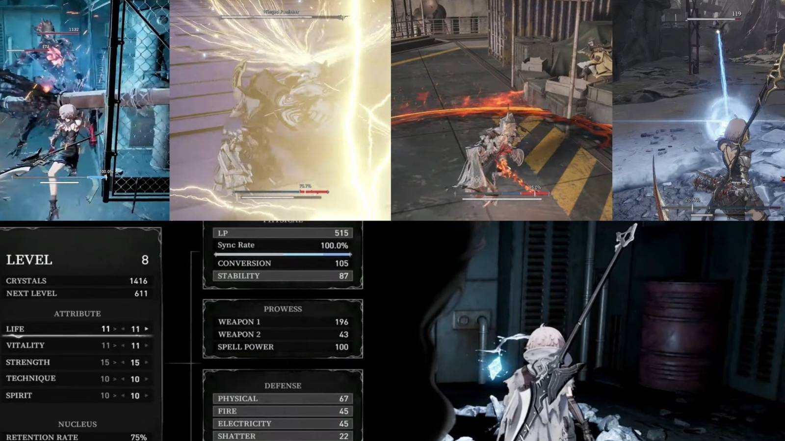 AI Limit best stats mixed gameplay collage