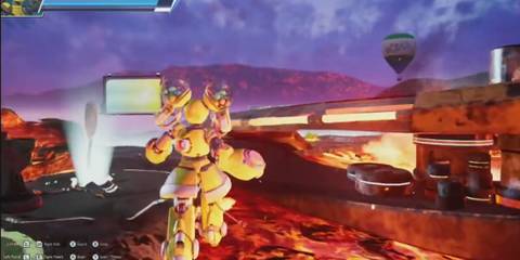 robot exploring arena