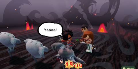 Miis attacking enemy