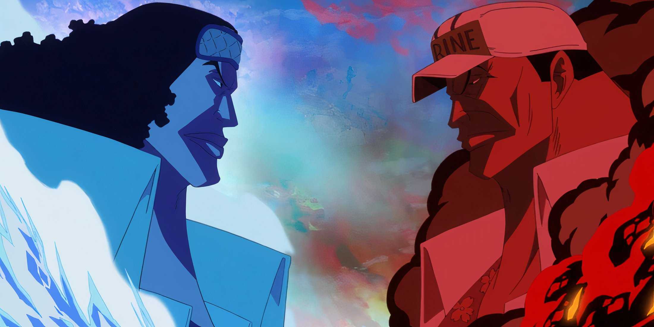Akainu Fighting Aokiji