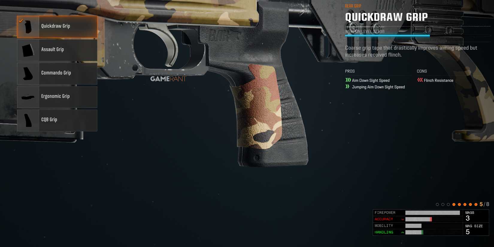 All HDR Rear Grips Black Ops 6 & Warzone