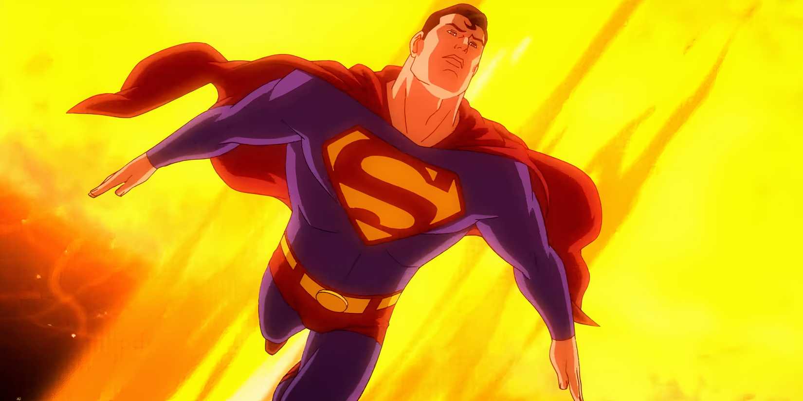 Superman flying through the sun in All-Star Superman