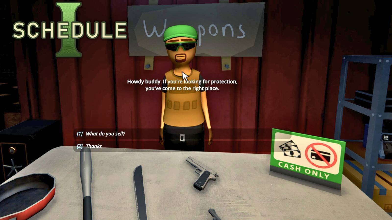 All Weapons and How to Get Them in Schedule 1