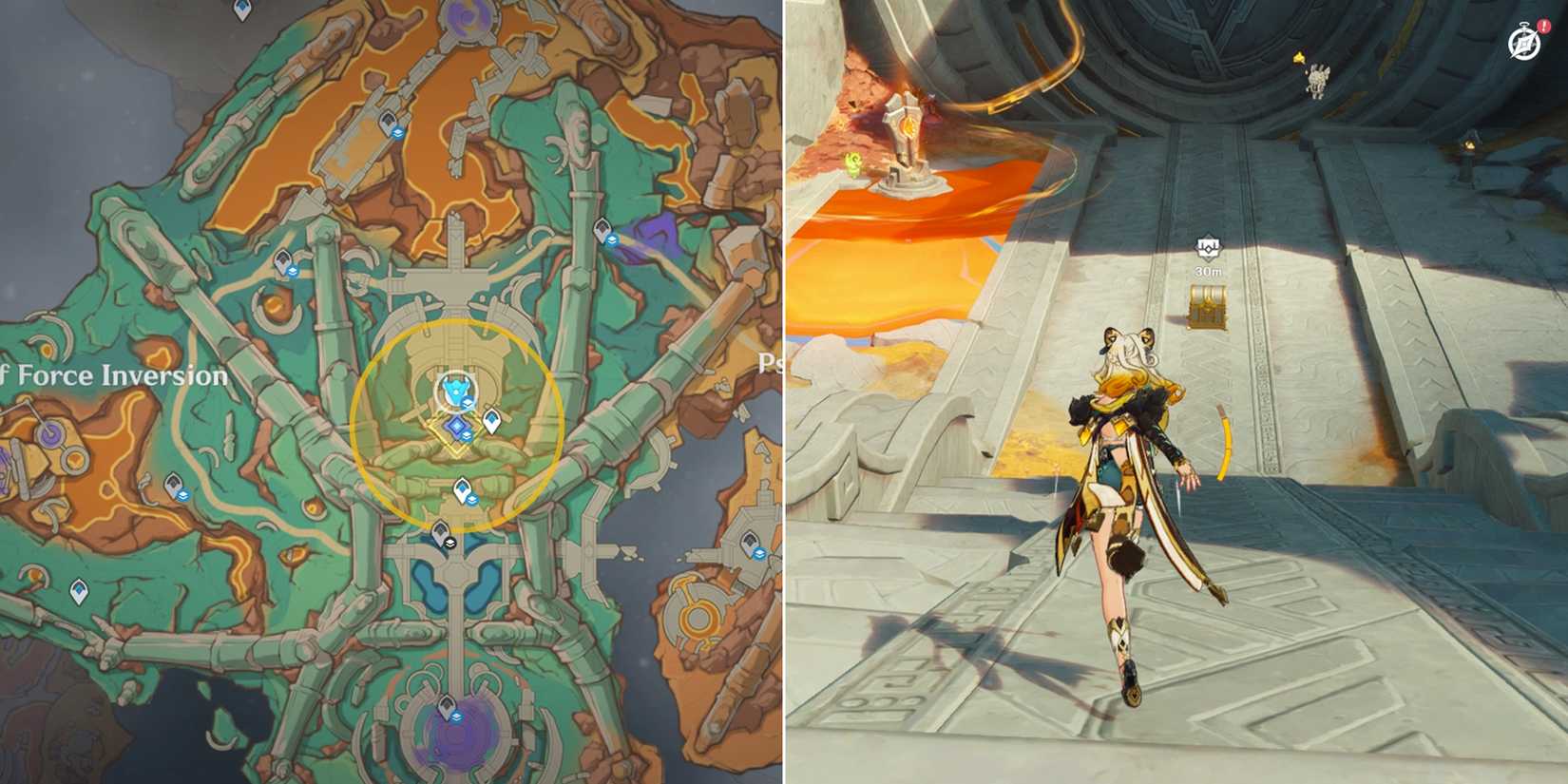 ancient sacred mountain luxurious chest 4 location in genshin impact