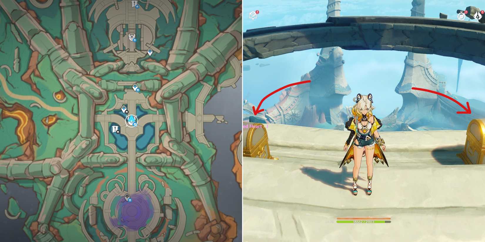 ancient sacred mountain luxurious chest 5-6 location in genshin impact