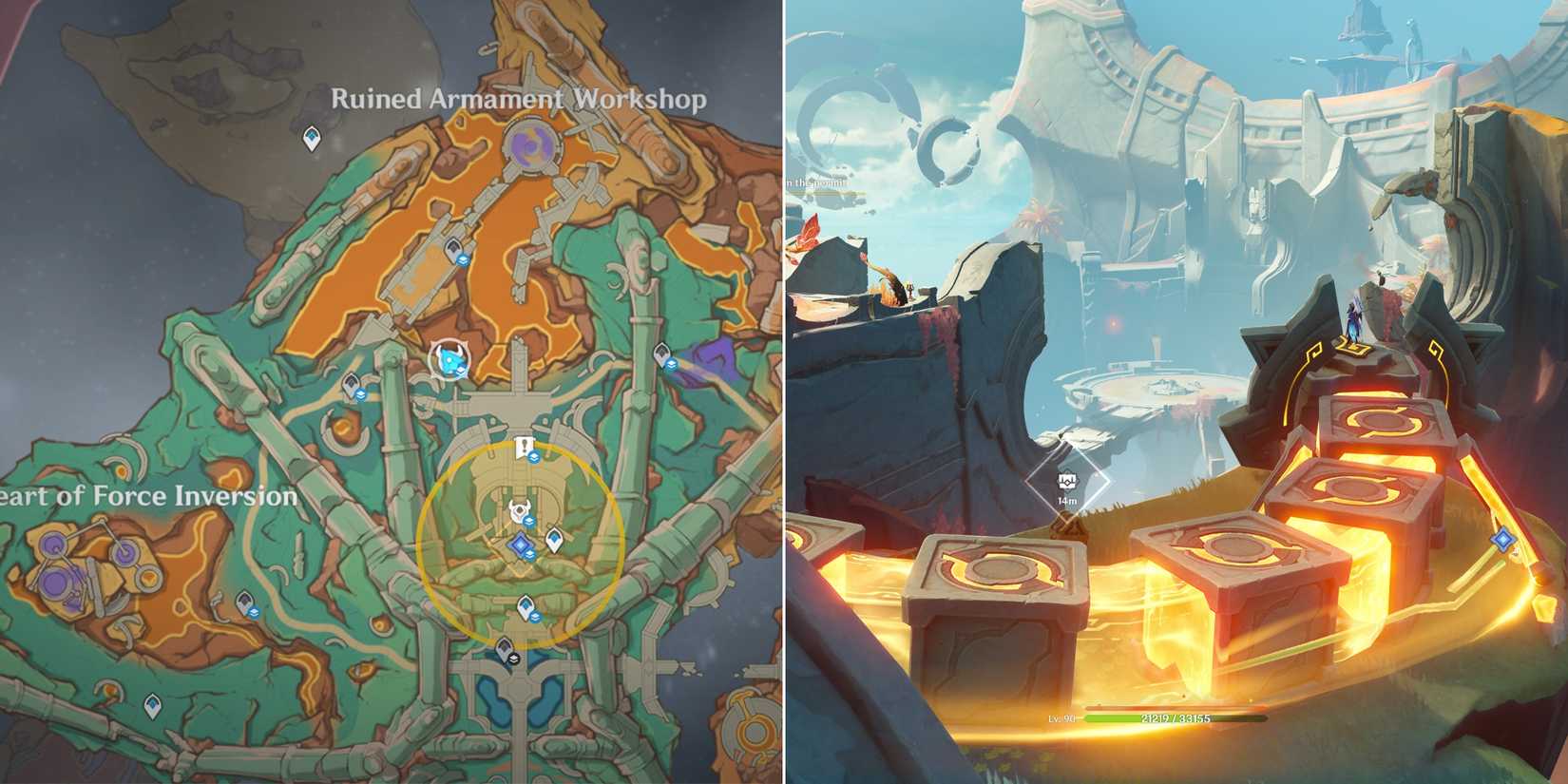 ancient sacred mountain precious chest 3 location in genshin impact