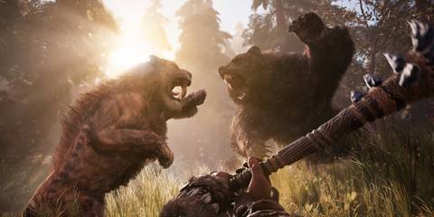 Animals fighting in Far Cry Primal