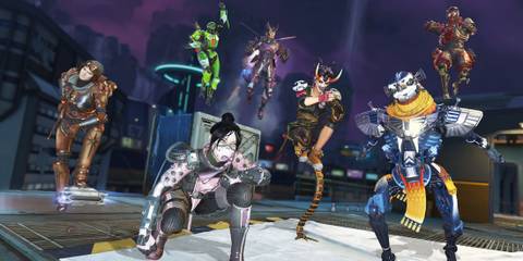 Characters from Apex Legends