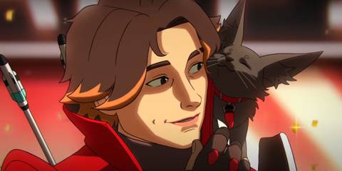 apex legends character sparrow with cat on his shoulder