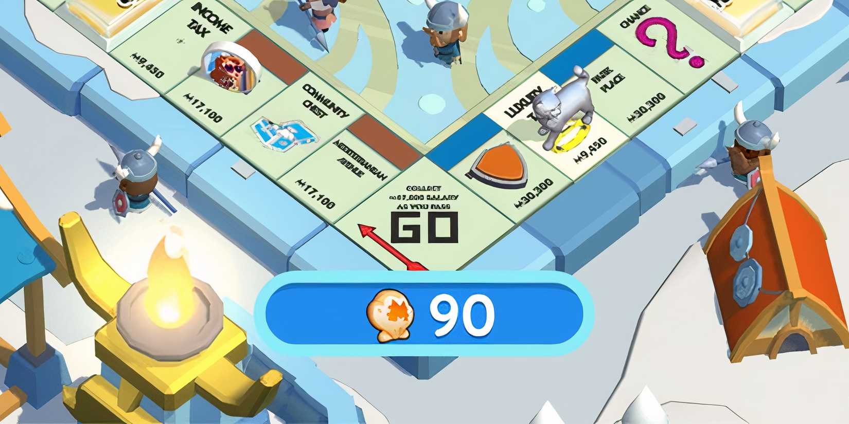 aqua partner tokens monopoly go