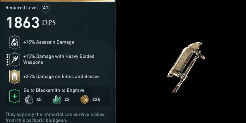 Assassin's Creed Odyssey - Polyphemos Cyclops Bludgeon