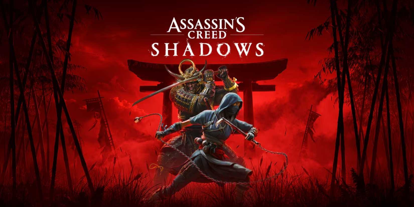 Assassin's Creed Shadows main image showing the two protagonists