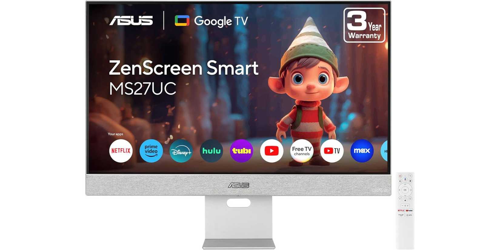 ASUS ZenScreen 27” 4K USB-C Smart Monitor
