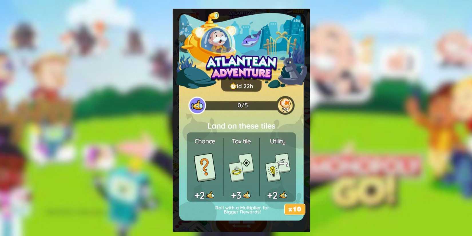 atlantean adventure monopoly go
