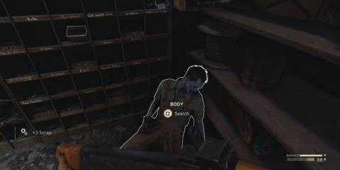 atomfall body with crane control keycard