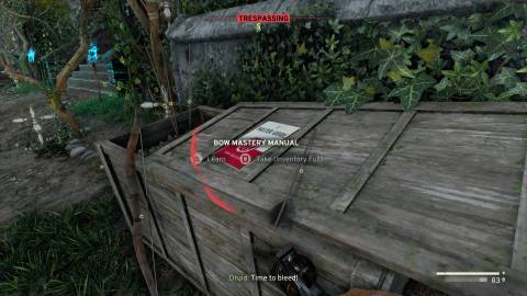 atomfall skill book in druids camp