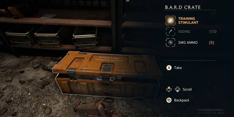 Atomfall Dam Storeroom B.A.R.D Crate loot