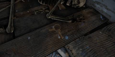 atomfall key inside little tea room in wyndham village