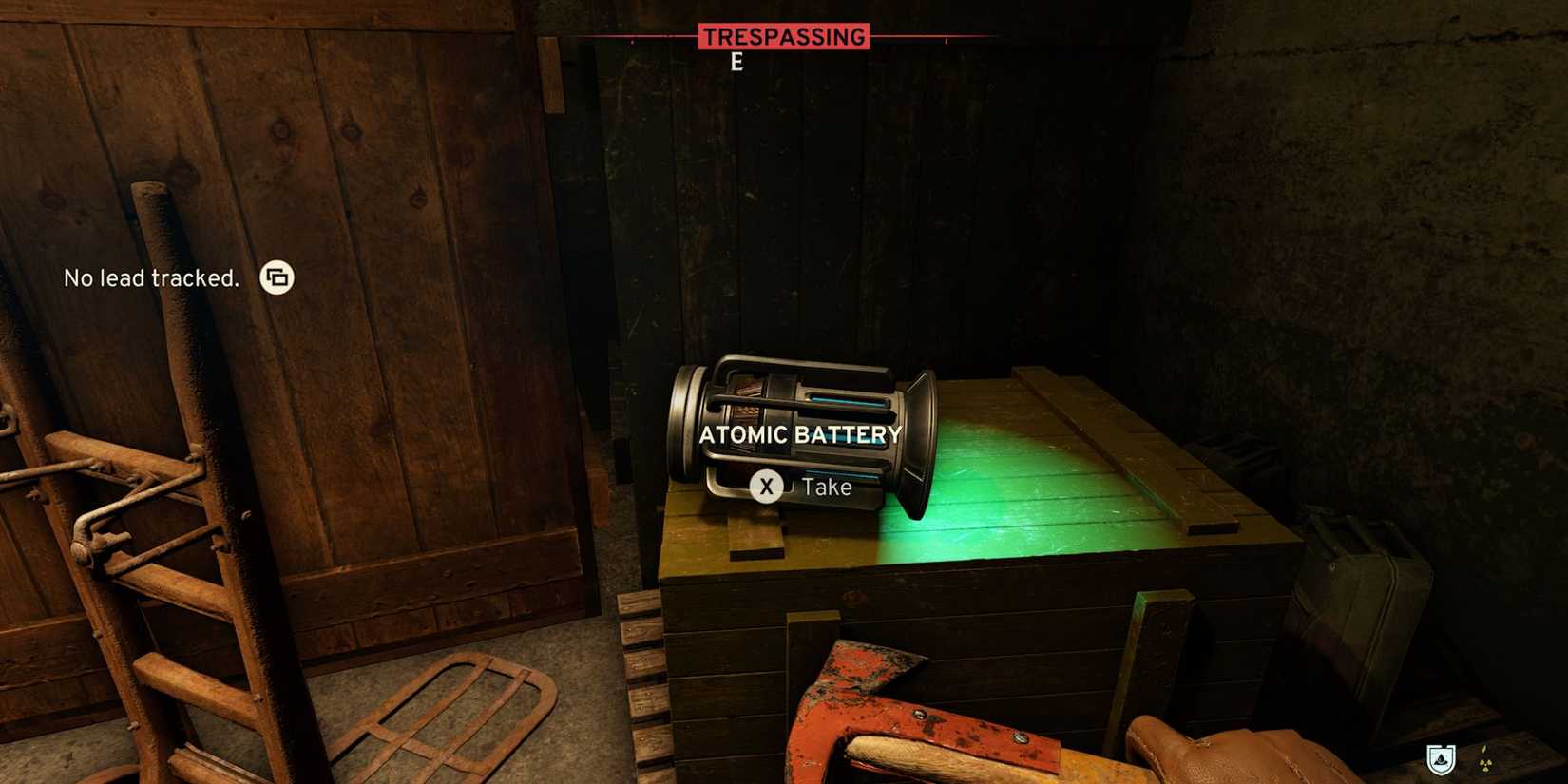 Atomic Battery in Vehicle Storage Bunker in Atomfall